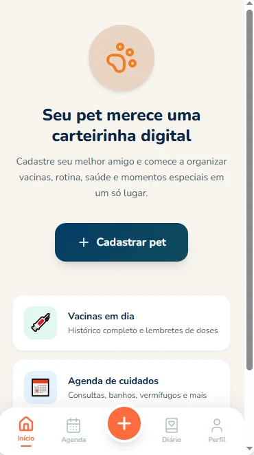 App meu pet screenshot app